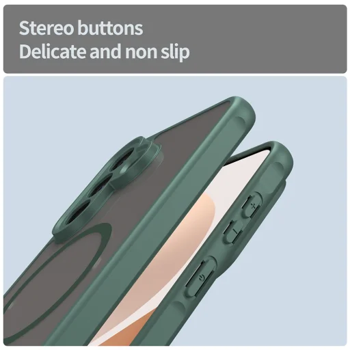 Samsung Galaxy A57 5G Zelené Techsuit - HaloFrost II MagSafe puzdro - 3