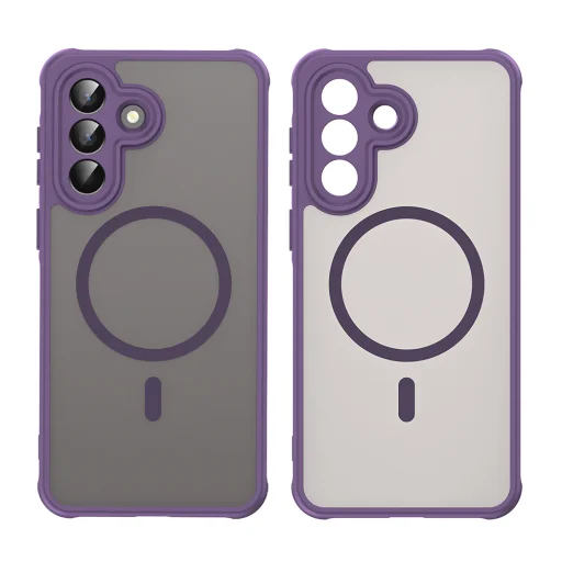 Samsung Galaxy A57 5G Fialový Techsuit HaloFrost II MagSafe puzdro - 2