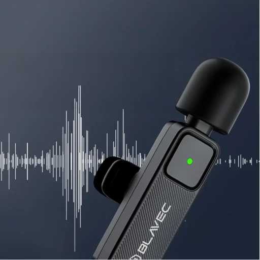 Blavec Lavalier Mikrofonok x 2 MK-01 ClipGo Type C (LMMK01-B) fekete vezeték nélküli - 6