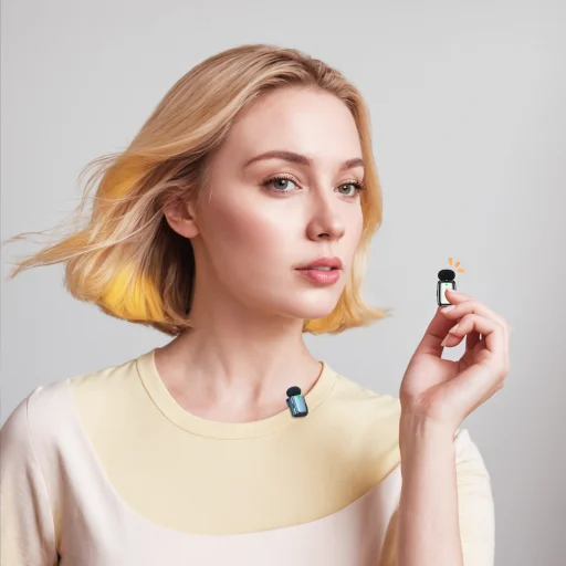 Blavec Lavalier Mikrofonok x 2 MK-03 ClipGo Type C (LMMK03-S) ezüst vezeték nélküli - 14