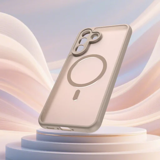 Samsung Galaxy A37 5G Zlatý Techsuit - HaloFrost II MagSafe obal - 3