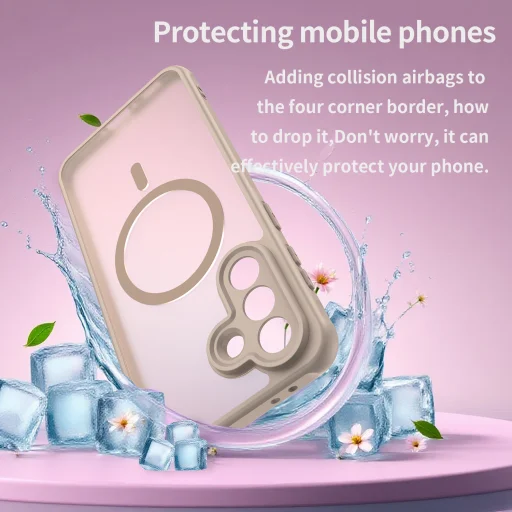 Samsung Galaxy A37 5G Zlatý Techsuit - HaloFrost II MagSafe obal - 4