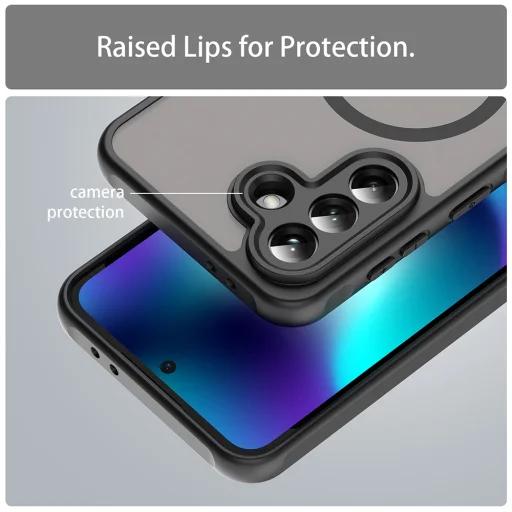 Samsung Galaxy A37 5G Čierny Techsuit - HaloFrost II MagSafe puzdro - 3