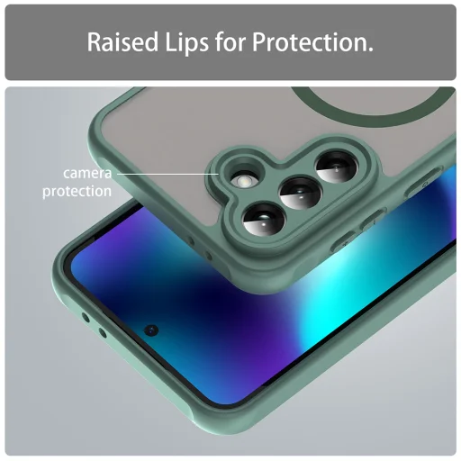 Samsung Galaxy A37 5G Zelený Techsuit HaloFrost II MagSafe obal - 3