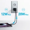 Nástenná nabíjačka Anker 323, 33W, 3A, 1 x USB-A - 1 x USB-C, Čierna A2331G11 thumbnail