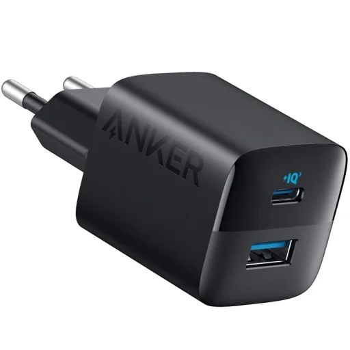 Nástenná nabíjačka Anker 323, 33W, 3A, 1 x USB-A - 1 x USB-C, Čierna A2331G11 - 1