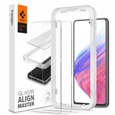 Spigen - (2 pack) Glas.tR Align Master (AGL04306) - Samsung Galaxy A53 5G - Átlátszó üvegfólia