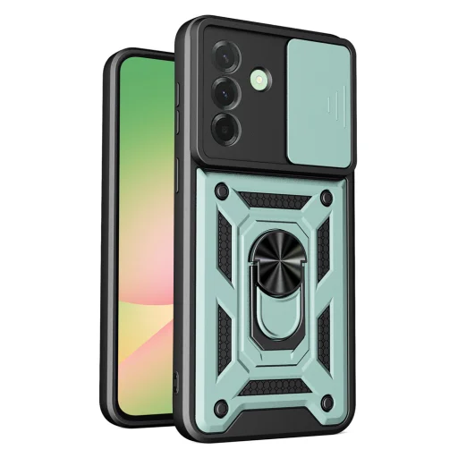 Samsung Galaxy A57 5G Zelený Techsuit CamShield sériový obal - 1