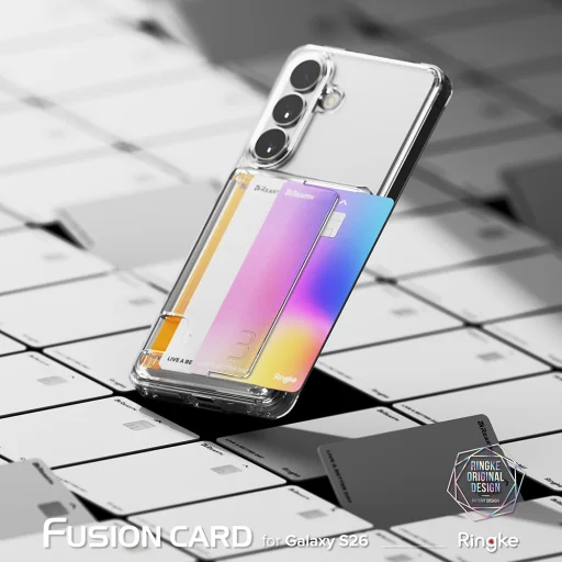 Samsung Galaxy S26 Priehľadné Ringke Fusion Card puzdro - 6
