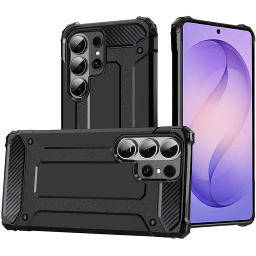 Samsung Galaxy S26 Ultra Čierny Techsuit Hybrid Armor obal - 1