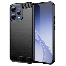 Oppo Reno15 Čierny Techsuit - Karbónový silikónový obal