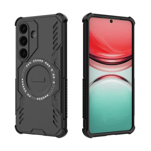 Samsung Galaxy S26 Čierne Techsuit ArmorMag puzdro - 3