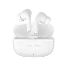 Blavec Bluetooth TWS Slúchadlá BW-02 Carbon (BW02-W) biela,