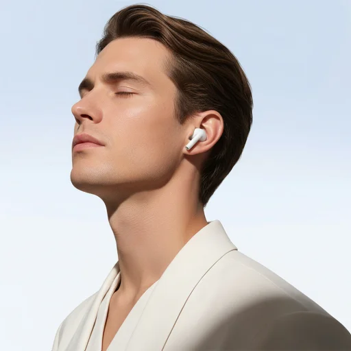 Blavec Bluetooth TWS Slúchadlá BW-02 Carbon (BW02-W) biela, - 7