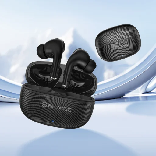 Blavec Bluetooth TWS slúchadlá BW-02 Carbon (BW02-B) čierna - 4