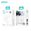BWOO nástenná nabíjačka CDA233 PD 20W 1x USB-C s káblom USB-C - Lightning biela thumbnail