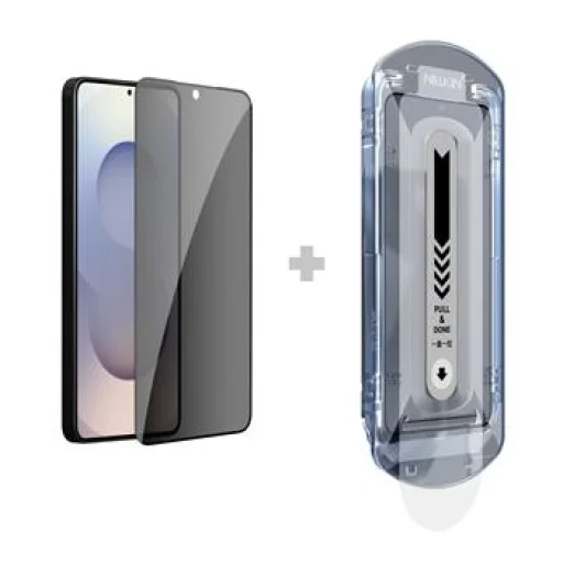 Nillkin 0.25mm Guardian 2.5D üvegfólia Samsung Galaxy S26+ Fekete (applikátorral) - 1