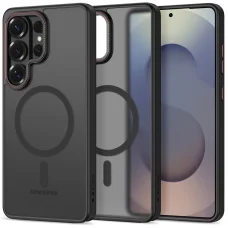 Samsung Galaxy S26 Ultra Tech-protect Magcam Magsafe obal - matný čierny/červený