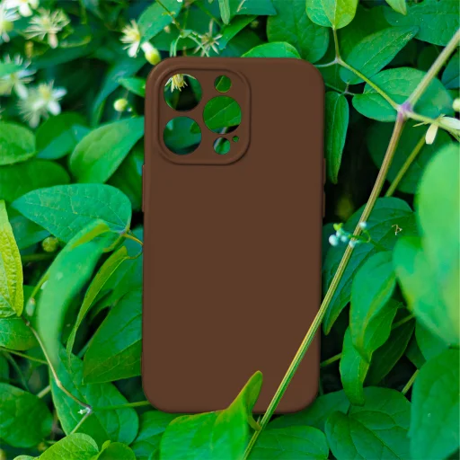 iPhone 11 silikónový obal hnedý - 4