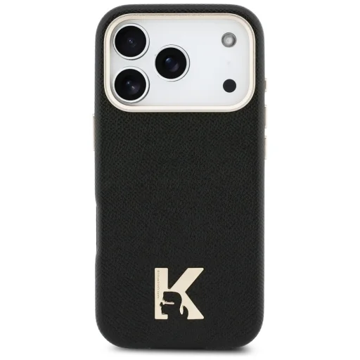 iPhone 17 Pro Karl Lagerfeld Karl Head Logo MagSafe čierne puzdro - 3