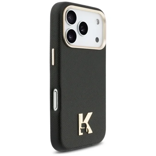 iPhone 17 Pro Karl Lagerfeld Karl Head Logo MagSafe čierne puzdro - 4
