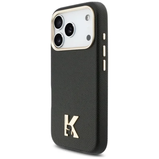 iPhone 17 Pro Karl Lagerfeld Karl Head Logo MagSafe čierne puzdro - 2