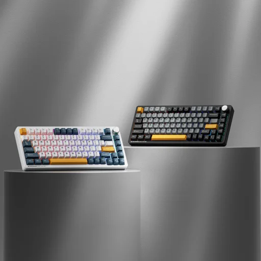 Machenike K600-B82W Bezdrôtová Mechanická Podsvietená Herná Klávesnica GR Silver Switch - Čierna - 6