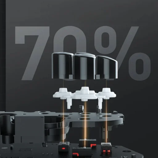 Machenike G5Pro Premium Edition Bezdrôtový Herný Ovládač s Nabíjacou Stanicou - Čierna a Zlatá - 4