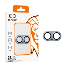 iPhone 17 Modrá Tel Protect 95% AR+AF Celokovové Ochranné sklo fotoaparátu - sklenená fólia (ostrovček fotoaparátu)