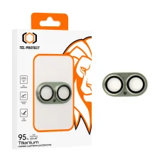 iPhone 17 Zelený Tel Protect 95% AR+AF Celokovová ochranná fólia z tvrdeného skla na ostrovček fotoaparátu