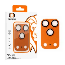 iPhone 17 Pro Tel Protect 95% AR+AF oranžové celokovové tvrdené sklo na kameru (ostrovček kamery)