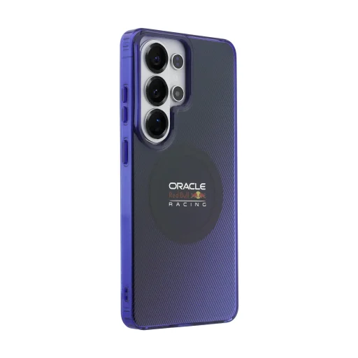 Samsung Galaxy S26 Ultra Námornícka modrá Red Bull PC Dvojvrstvové prelínajúce sa línie magnetické puzdro - 4