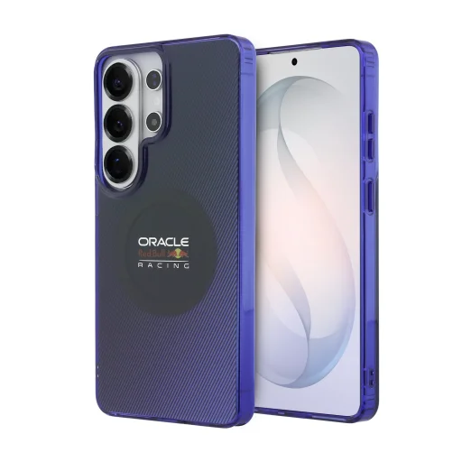 Samsung Galaxy S26 Ultra Námornícka modrá Red Bull PC Dvojvrstvové prelínajúce sa línie magnetické puzdro - 1