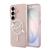  Samsung Galaxy S26 Pink Karl Lagerfeld IML Choupette Karl Script Logo Mágneses tok thumbnail