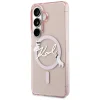 Samsung Galaxy S26 Ružový Karl Lagerfeld IML Choupette Karl Script Logo Magnetické puzdro thumbnail