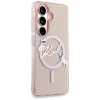 Samsung Galaxy S26 Ružový Karl Lagerfeld IML Choupette Karl Script Logo Magnetické puzdro thumbnail