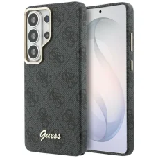 Samsung Galaxy S26 Ultra čierne Guess PU 4G Script Metal Logo Magnetické puzdro
