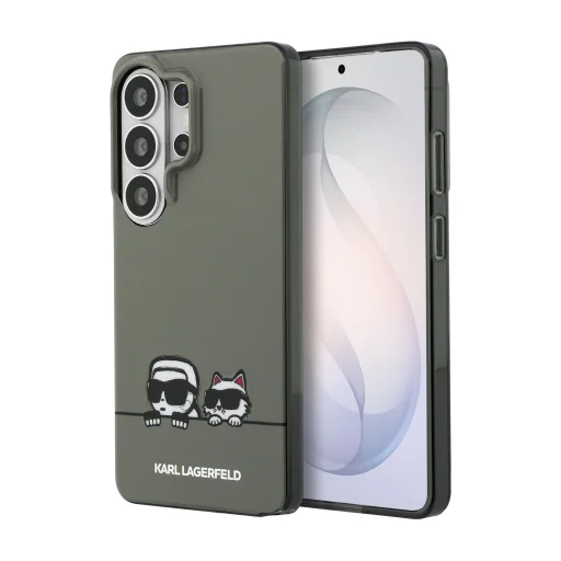 Samsung Galaxy S26 Ultra Čierna Karl Lagerfeld IML K&CH Peekaboo Logo Magnetické puzdro - 1