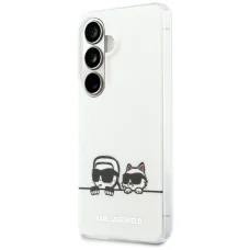 Samsung Galaxy S26 Biely Karl Lagerfeld IML K&CH Peekaboo Logo Magnetický obal