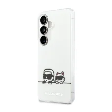 Samsung Galaxy S26+ Biele Karl Lagerfeld IML K&CH Peekaboo Logo Magnetické puzdro