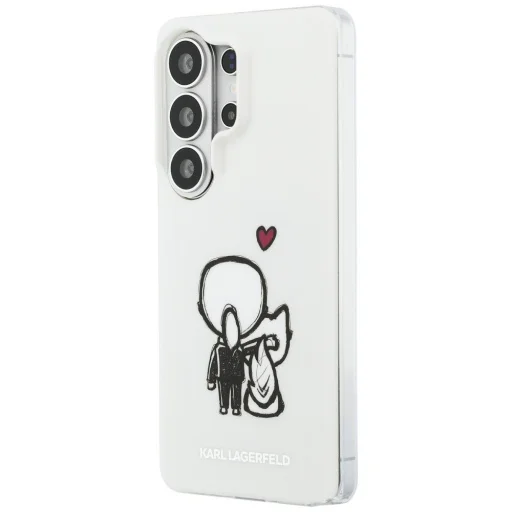 Samsung Galaxy S26 Ultra Priehľadné magnetické puzdro Karl Lagerfeld IML K&CH so zadným logom - 2