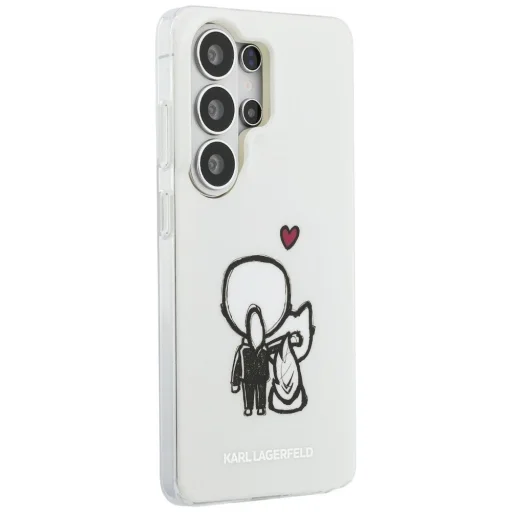 Samsung Galaxy S26 Ultra Priehľadné magnetické puzdro Karl Lagerfeld IML K&CH so zadným logom - 4