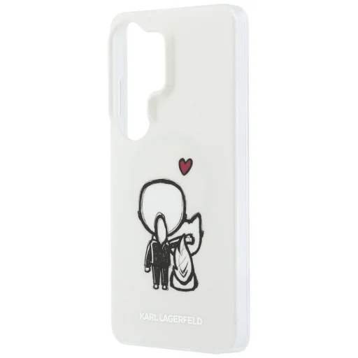 Samsung Galaxy S26 Ultra Priehľadné magnetické puzdro Karl Lagerfeld IML K&CH so zadným logom - 6