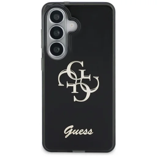 Samsung Galaxy S26 Čierny Guess IML 4G Script Metal Logo obal - 3