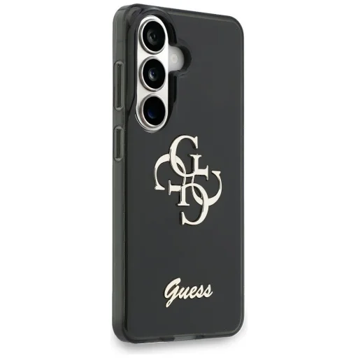 Samsung Galaxy S26 Čierny Guess IML 4G Script Metal Logo obal - 4