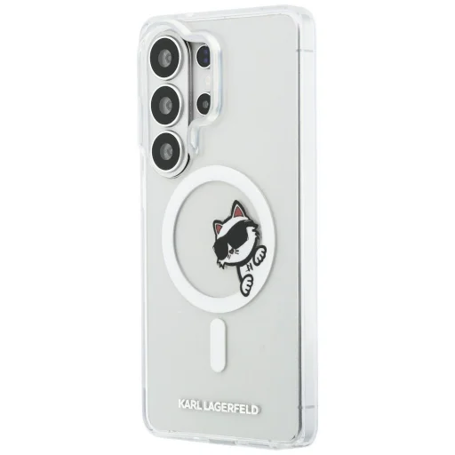 Samsung Galaxy S26 Ultra Karl Lagerfeld IML Choupette Peekaboo Logo Magnetické puzdro - 2