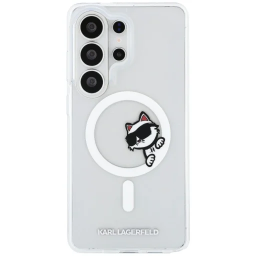 Samsung Galaxy S26 Ultra Karl Lagerfeld IML Choupette Peekaboo Logo Magnetické puzdro - 3