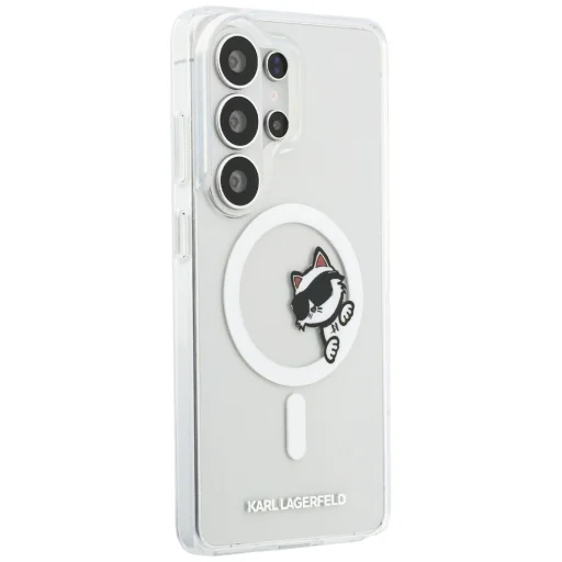 Samsung Galaxy S26 Ultra Karl Lagerfeld IML Choupette Peekaboo Logo Magnetické puzdro - 4