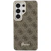  Samsung Galaxy S26 Ultra barna Guess PU 4G Script Metal Logo mágneses tok thumbnail