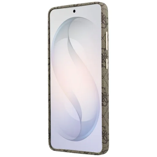  Samsung Galaxy S26 Ultra barna Guess PU 4G Script Metal Logo mágneses tok - 5